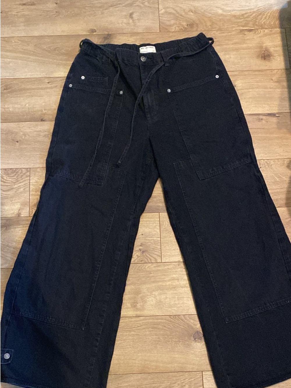 We The Free Moxie Low-Rise Pull-On Barrel Jeans from Free the people large